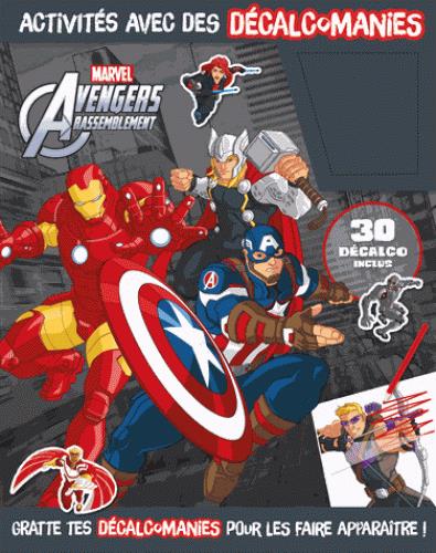 Avengers Rassemblement : activités avec des décalcomanies