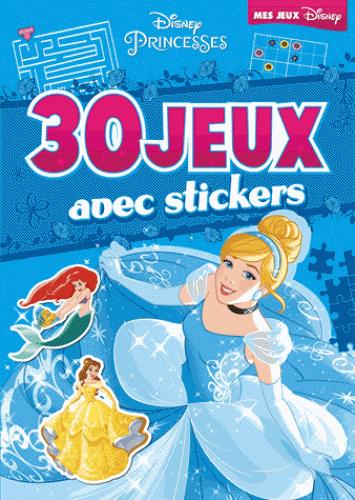 Princesses ; 30 jeux avec stickers