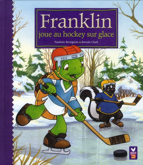 Franklin joue au hockey sur glace