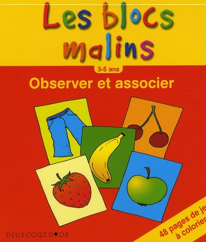 Observer et associer ; bloc de jeux