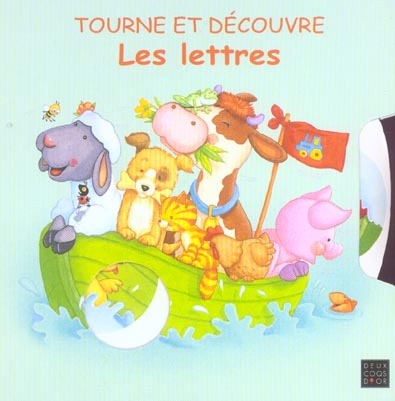 Tourne et découvre ; les lettres