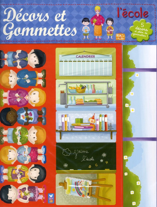 DECORS ET GOMMETTES : l'école