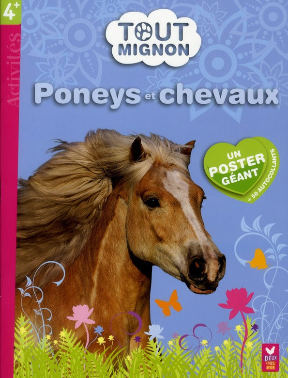 Tout mignon ; poneys et chevaux