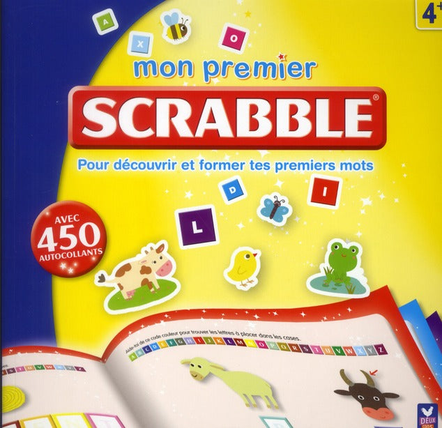 Mon premier Scrabble ; pour découvrir et former les premiers mots ; 4/5 ans
