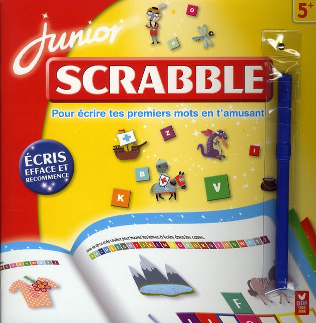 Scrabble junior ; pour écrire tes premiers mots en t'amusant ; 5/6 ans