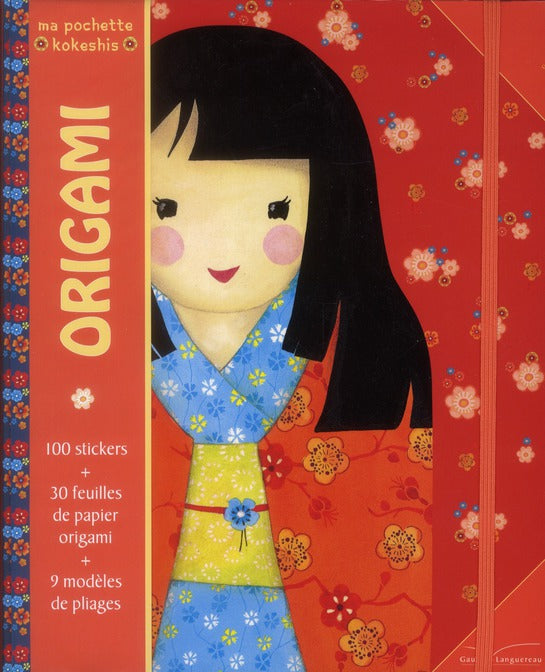 Ma pochette d'origamis kokeshis