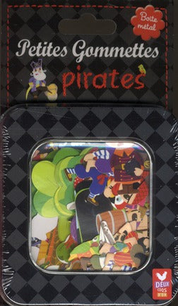 PETITES GOMMETTES : pirates ; boîte métal