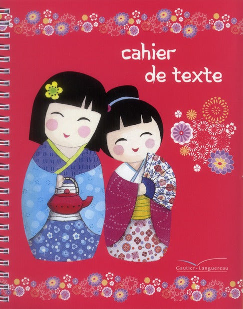 Kokeshis ; cahier de texte