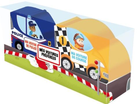 Mes voitures préférées ; coffret police et voiture de course