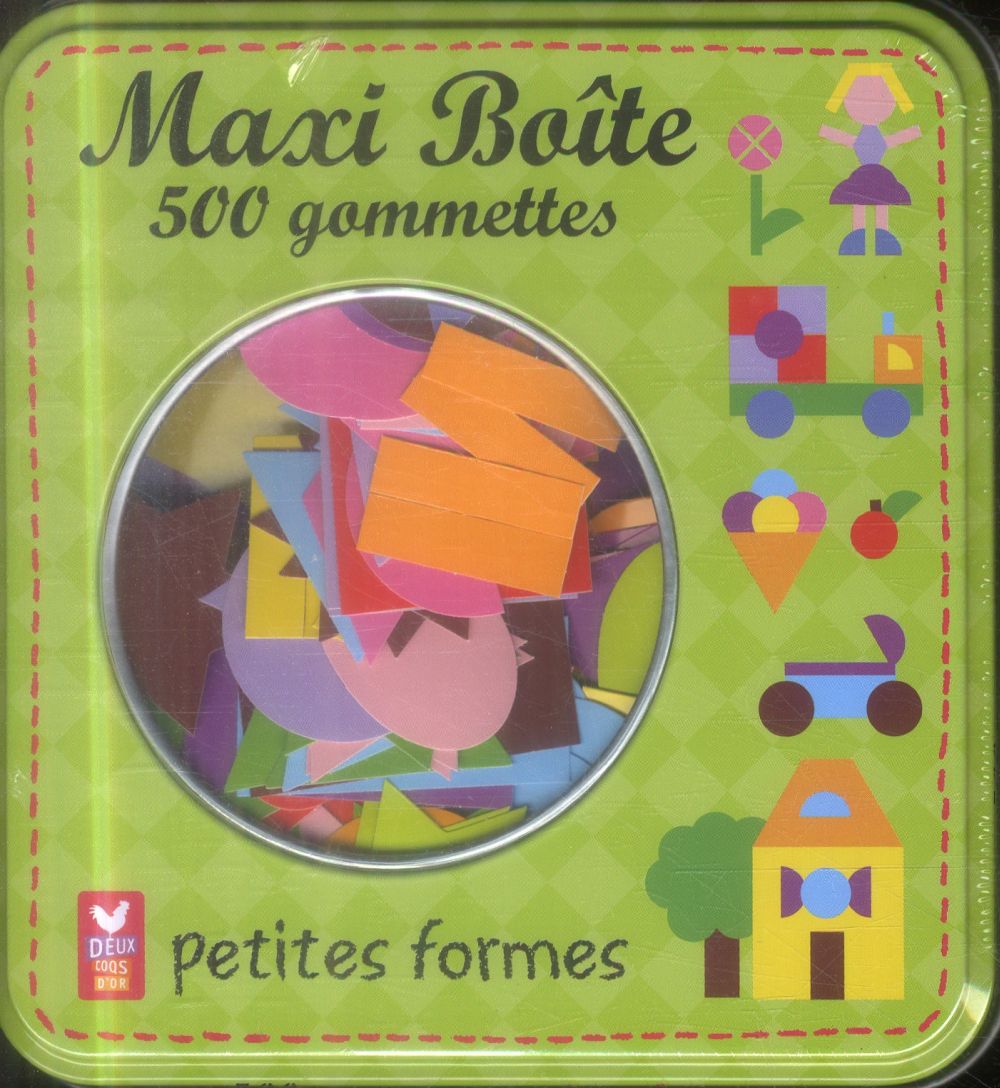 GOMMETTES : petites formes ; maxi-boîte