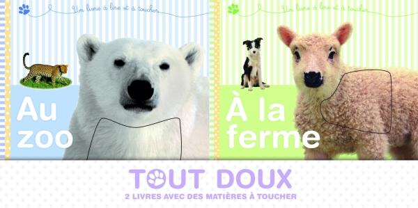 Tout doux ; coffret ; au zoo ; à la ferme