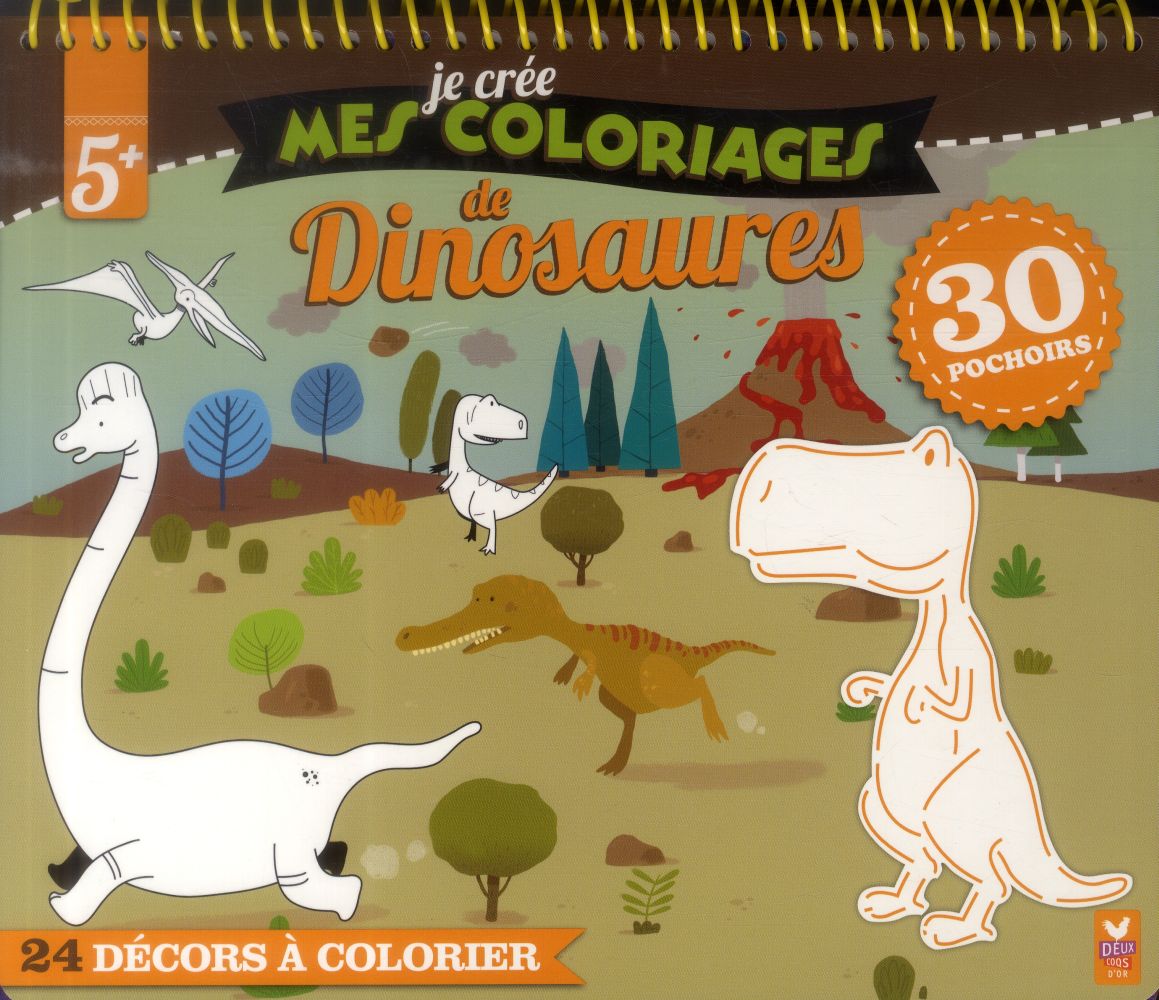 Je crée mes coloriages de dinosaures