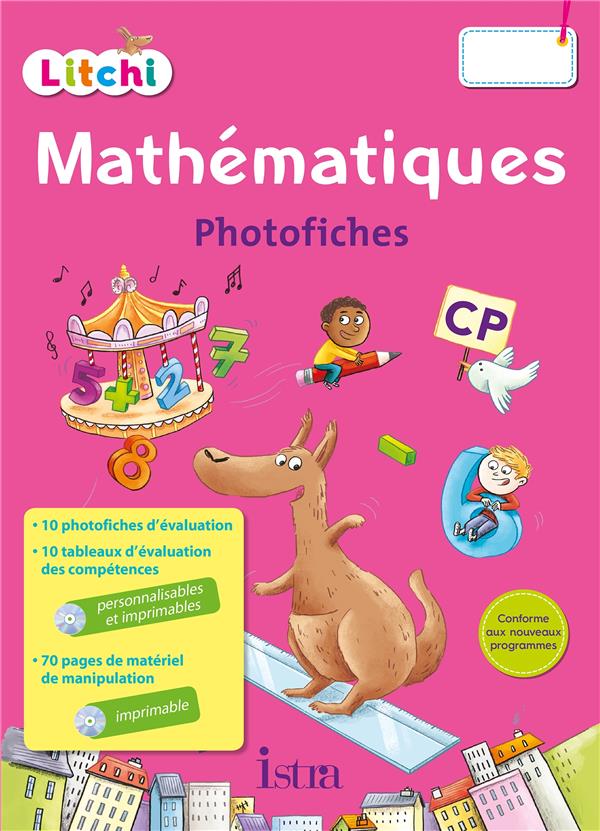 Litchi : mathématiques ; CP ; photofiches + CD rom (édition 2016)