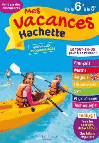 Mes vacances Hachette ; 6e/5e