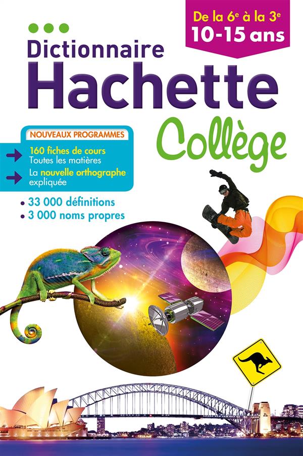 Dictionnaire Hachette collège