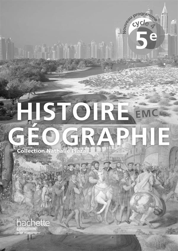 Histoire-geographie-emc cycle 4 / 5e - livre du professeur - ed. 2016