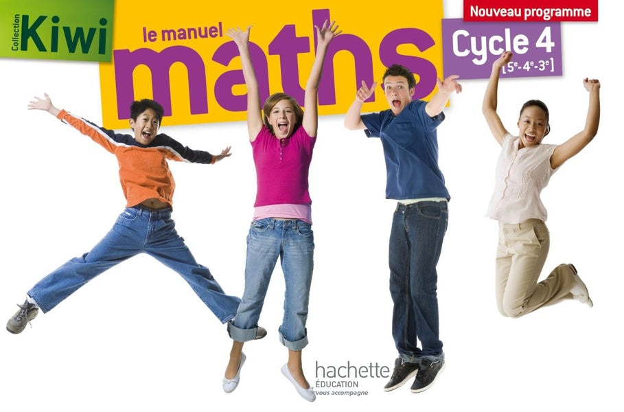 CAHIER DE MATHS KIWI : mathématiques ; cycle 4 / 5ème, 4ème, 3ème ; livre de l'élève (édition 2016)