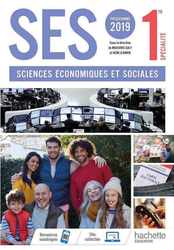 SES ; 1re ; livre de l'élève (édition 2019)