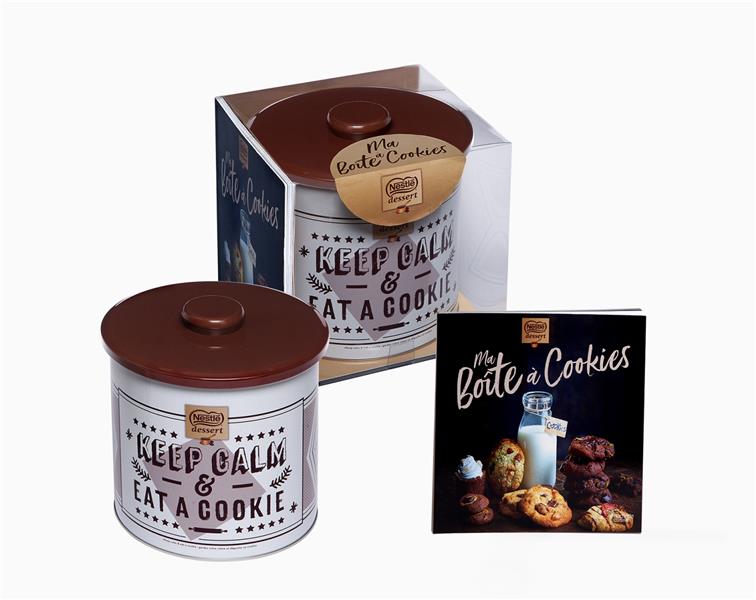 Coffret boîte à cookies Nestlé dessert