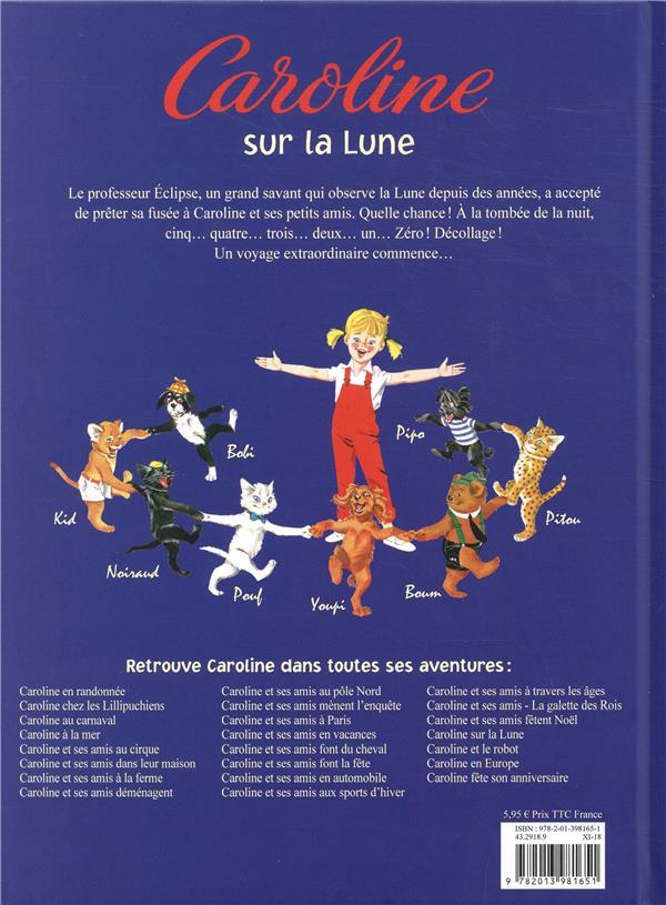 Caroline sur la lune