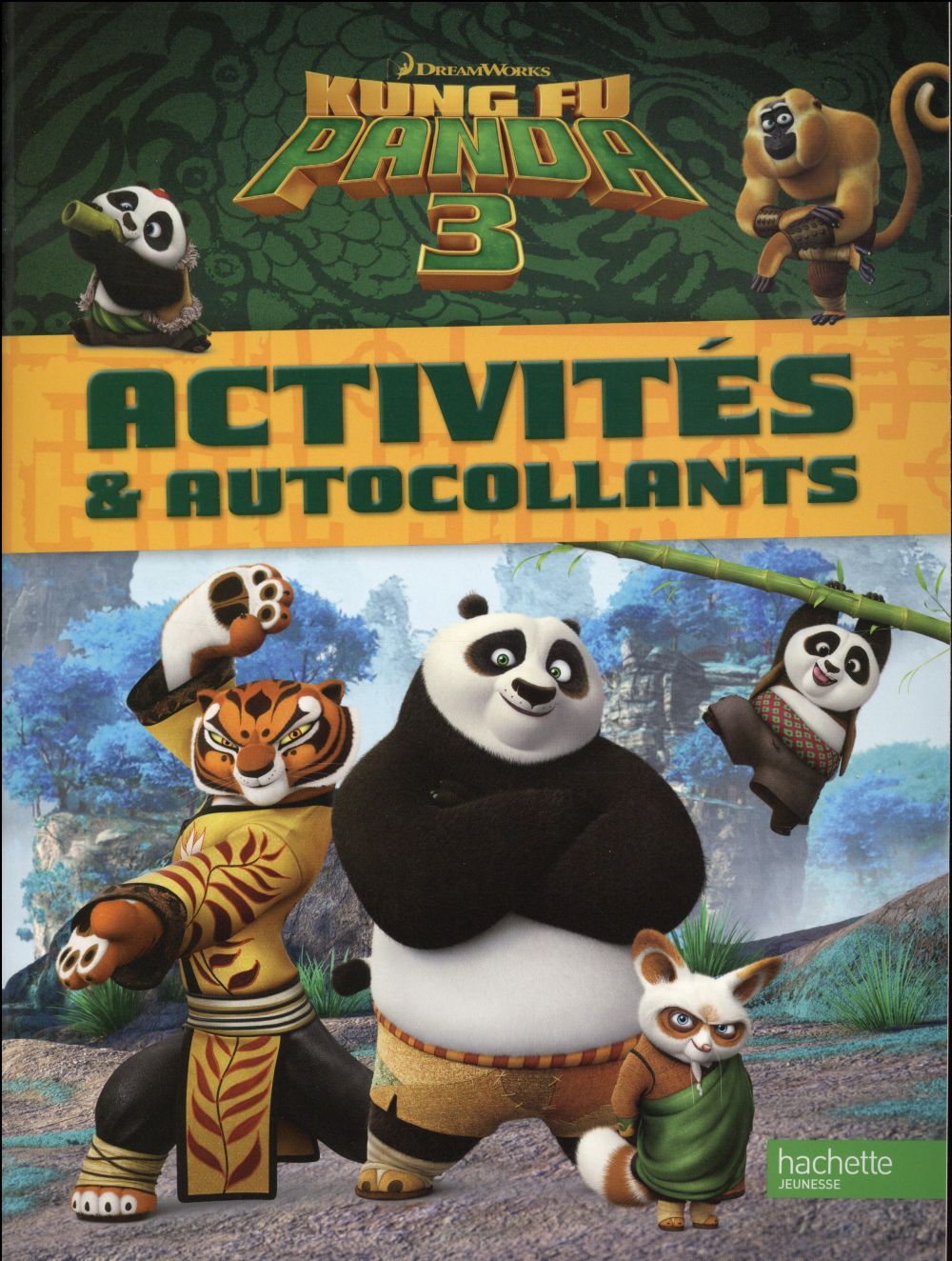 Kung Fu panda 3 ; activités et autocollants