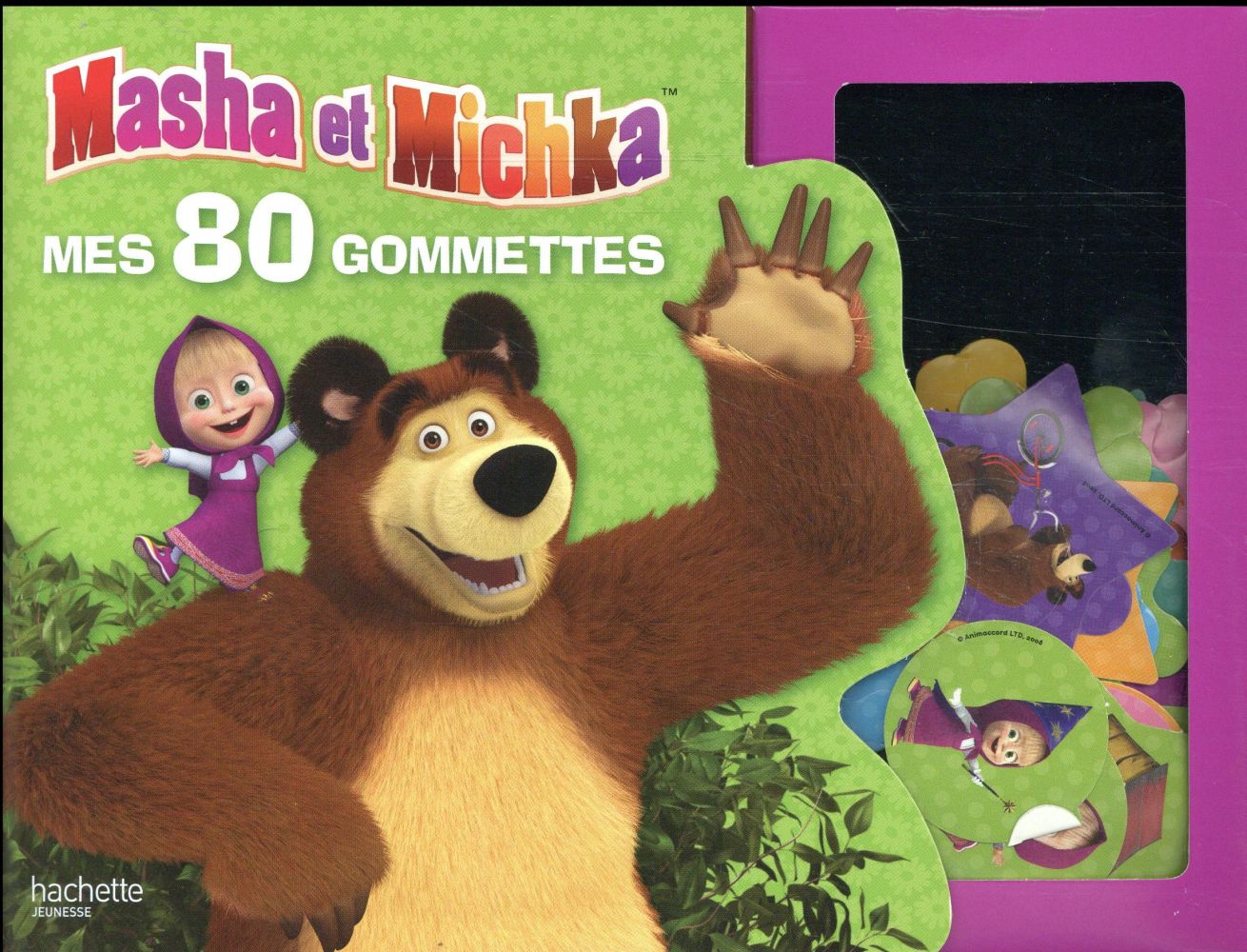 Mes 80 gommettes : Masha et Michka