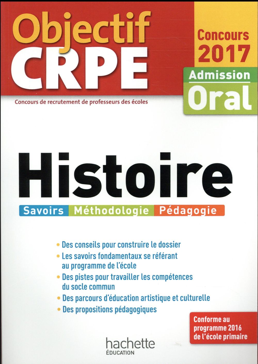 Objectif CRPE : histoire (édition 2017)