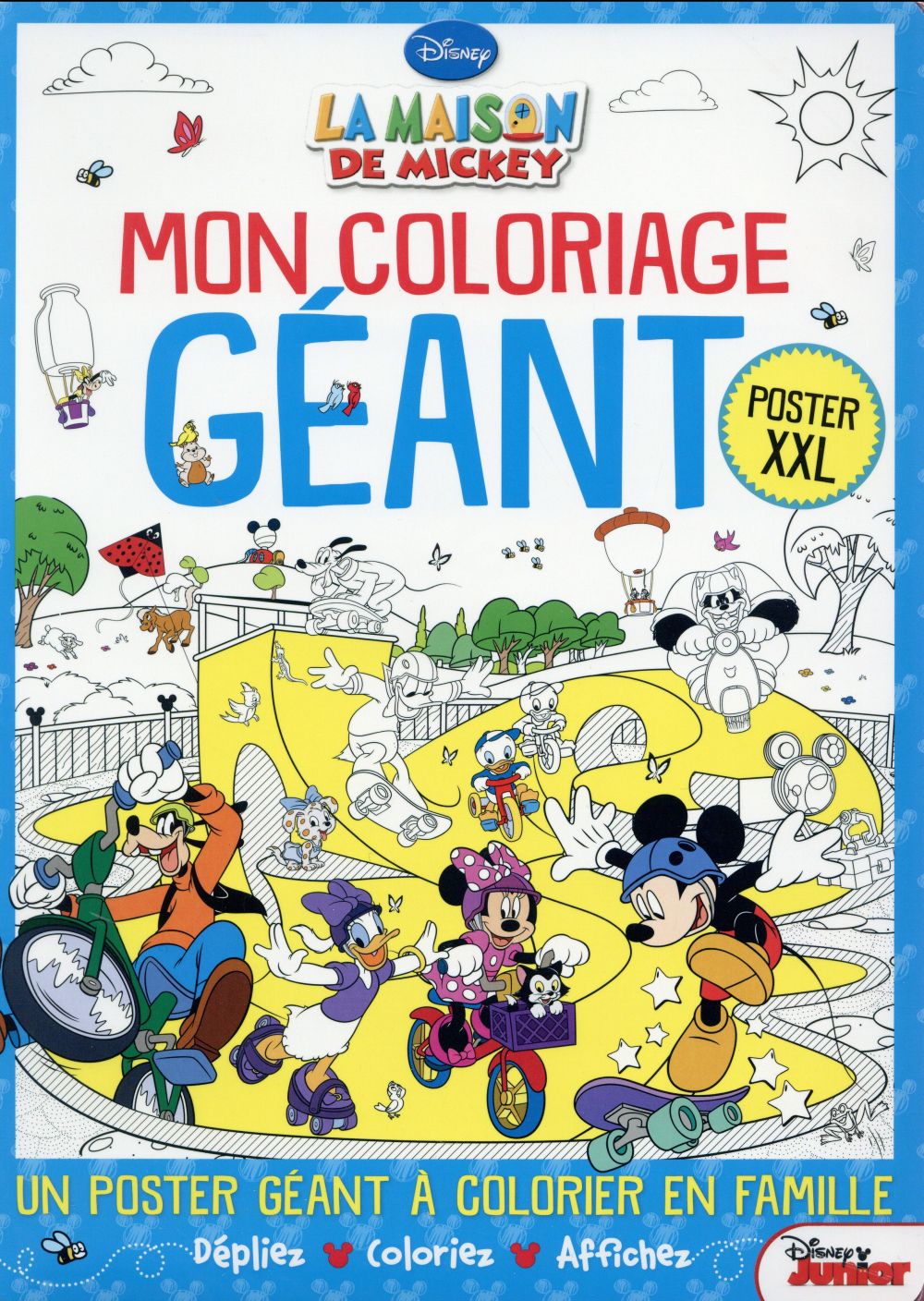 La maison de Mickey : mon coloriage géant