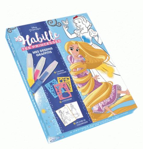 Les ateliers Disney : Disney Princesses : habille tes princesses ; mes dessins graffiti