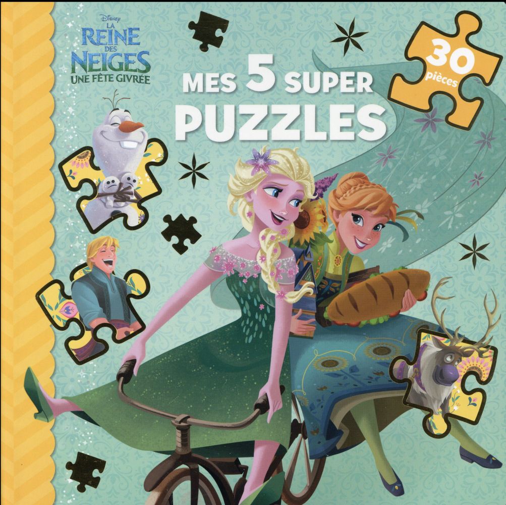 La Reine des Neiges - une fête givrée : mes 5 super puzzles