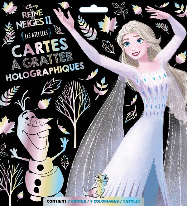 Les ateliers Disney : La Reine des Neiges 2 : cartes à gratter holographiques