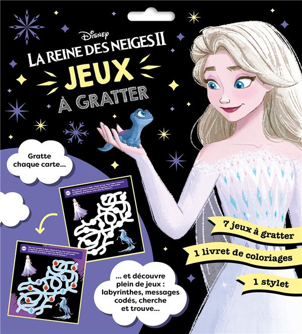 Les ateliers Disney : La Reine des Neiges 2 : jeux à gratter