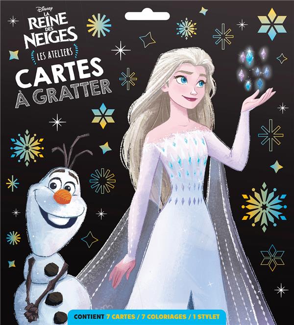 Les ateliers Disney : La Reine des Neiges : cartes à gratter