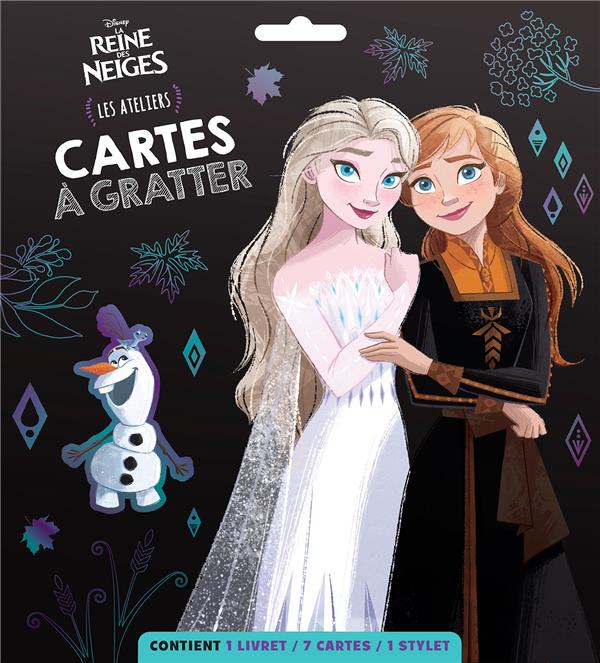 Les ateliers Disney : La Reine des Neiges : cartes à gratter
