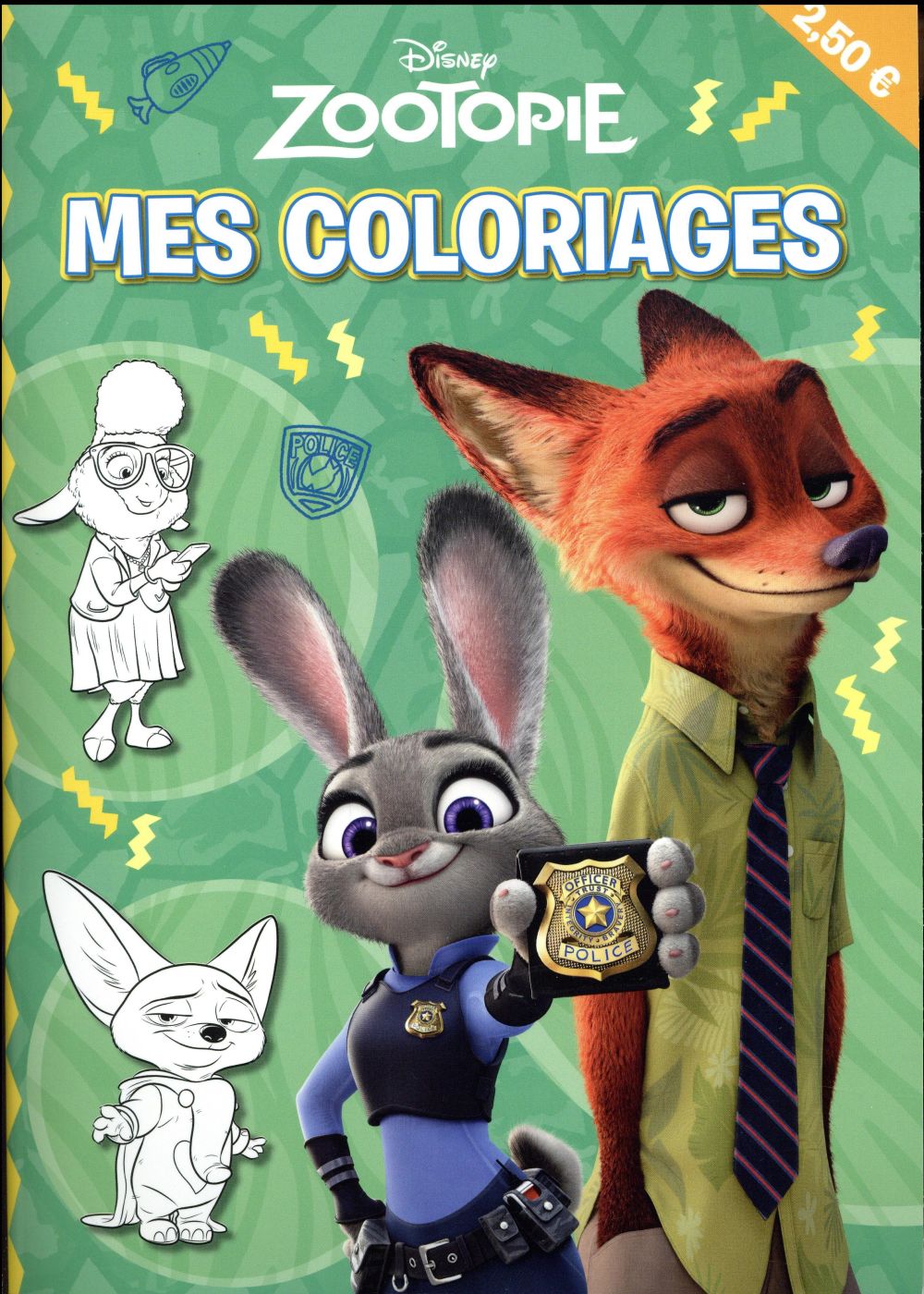 Mes coloriages : Zootopie