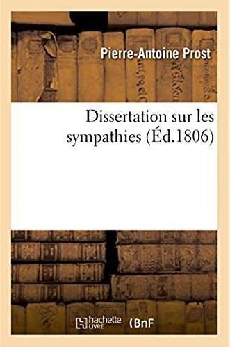Dissertation sur les sympathies