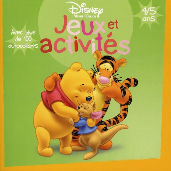 Jeux et activités : Winnie l'Ourson : 4/5 ans