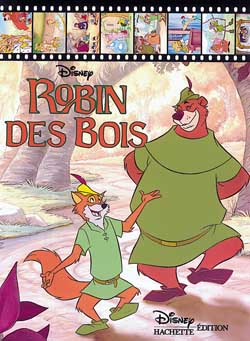 Robin des bois, disney presente + magnet