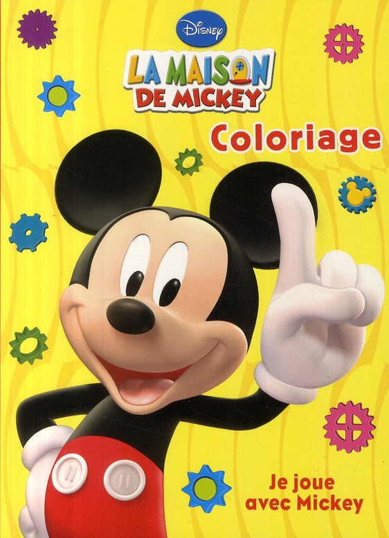 Coloriage ; je joue avec Mickey