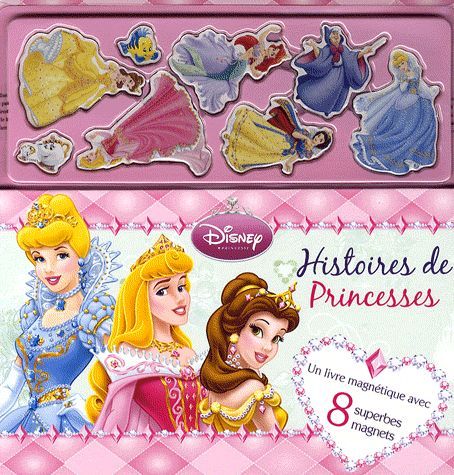 Histoires de princesses ; livre magnétique