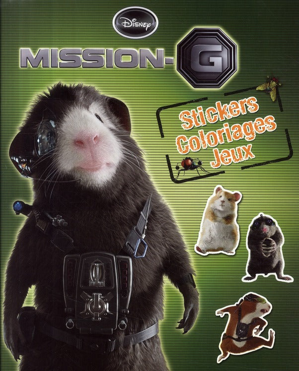 Mission G, coloriages, jeux et stickers