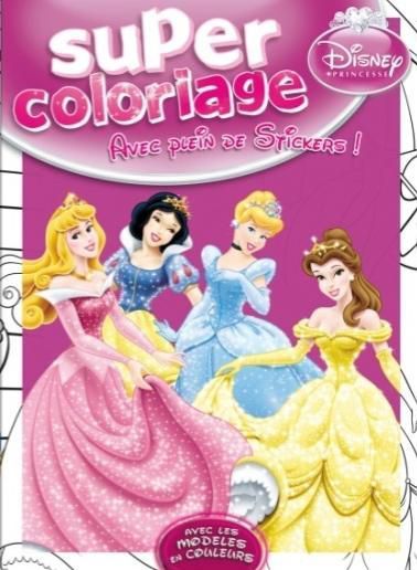 Princesses Disney ; super coloriage