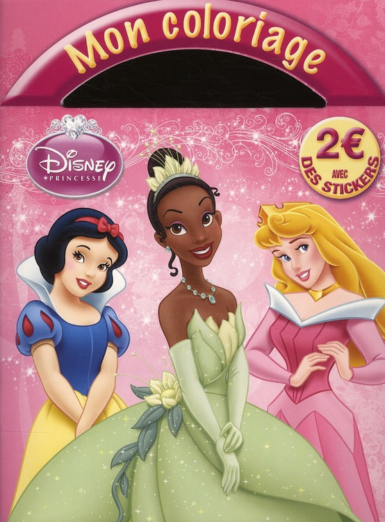 Princesses ; mon coloriage à poignée