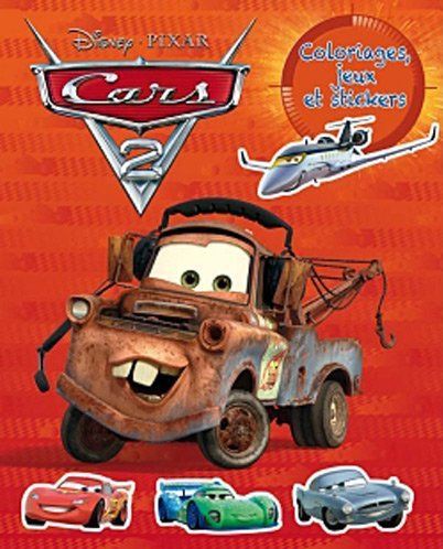 Coloriages, jeux et strickers : Cars 2