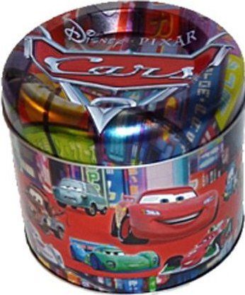 Cars 2 : boîte métal ronde