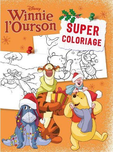 Winnie l'Ourson : Noël, super coloriage