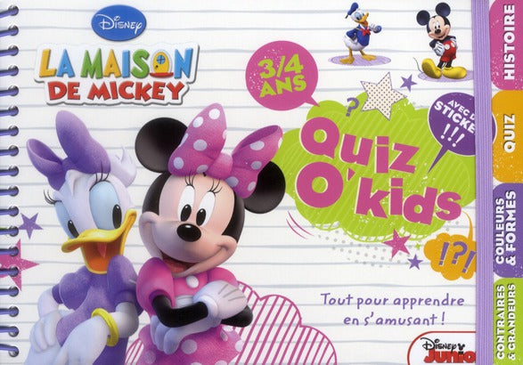Quiz o'kids : la maison de Mickey