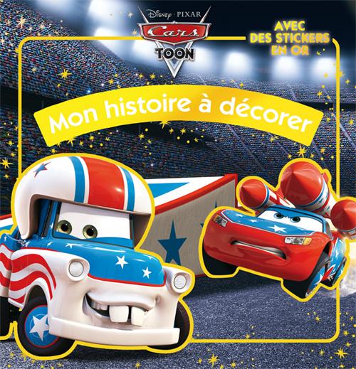Cars Toon ; avec des stickers en or