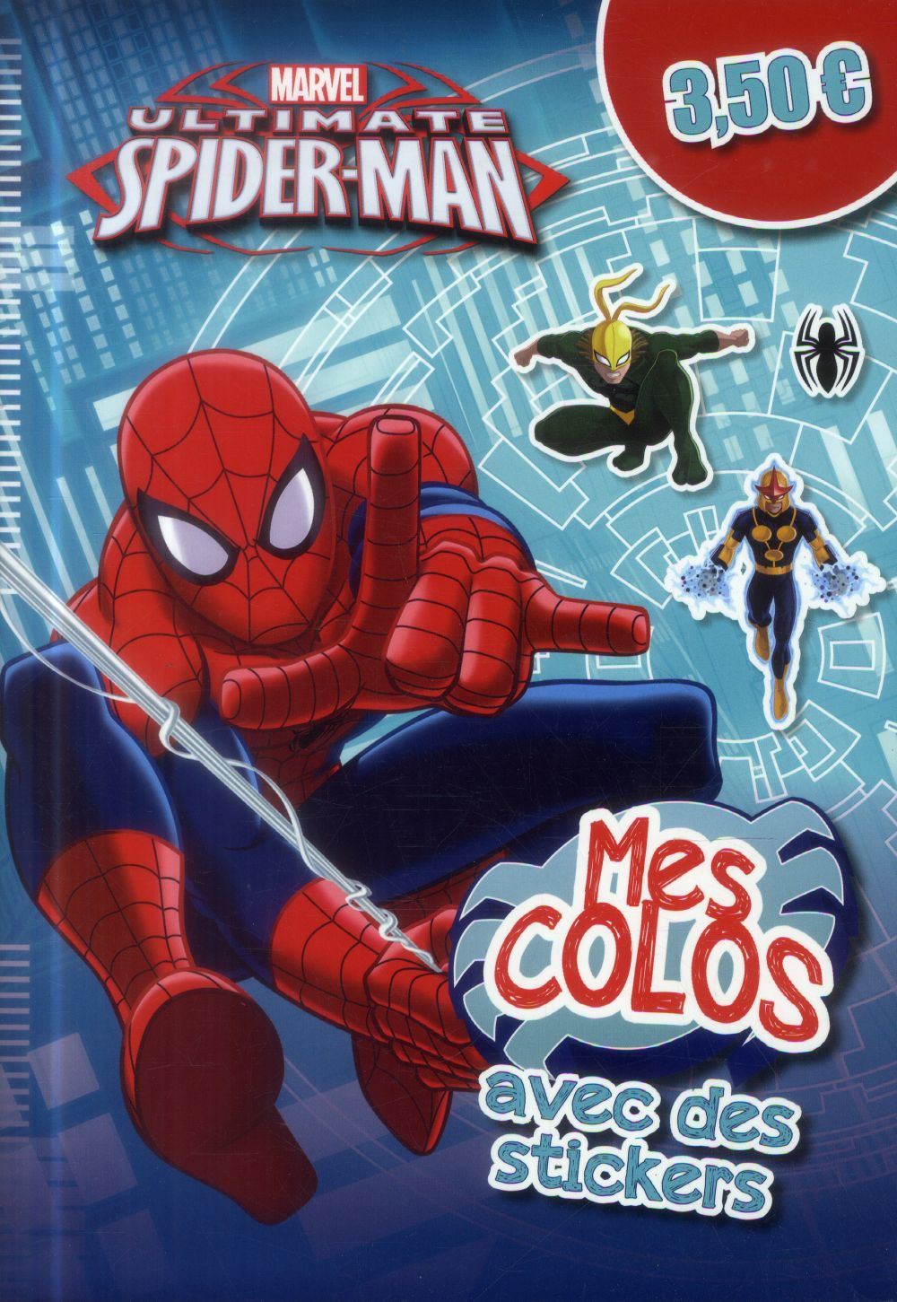 Mes coloriages avec stickers : ultimate Spider-Man
