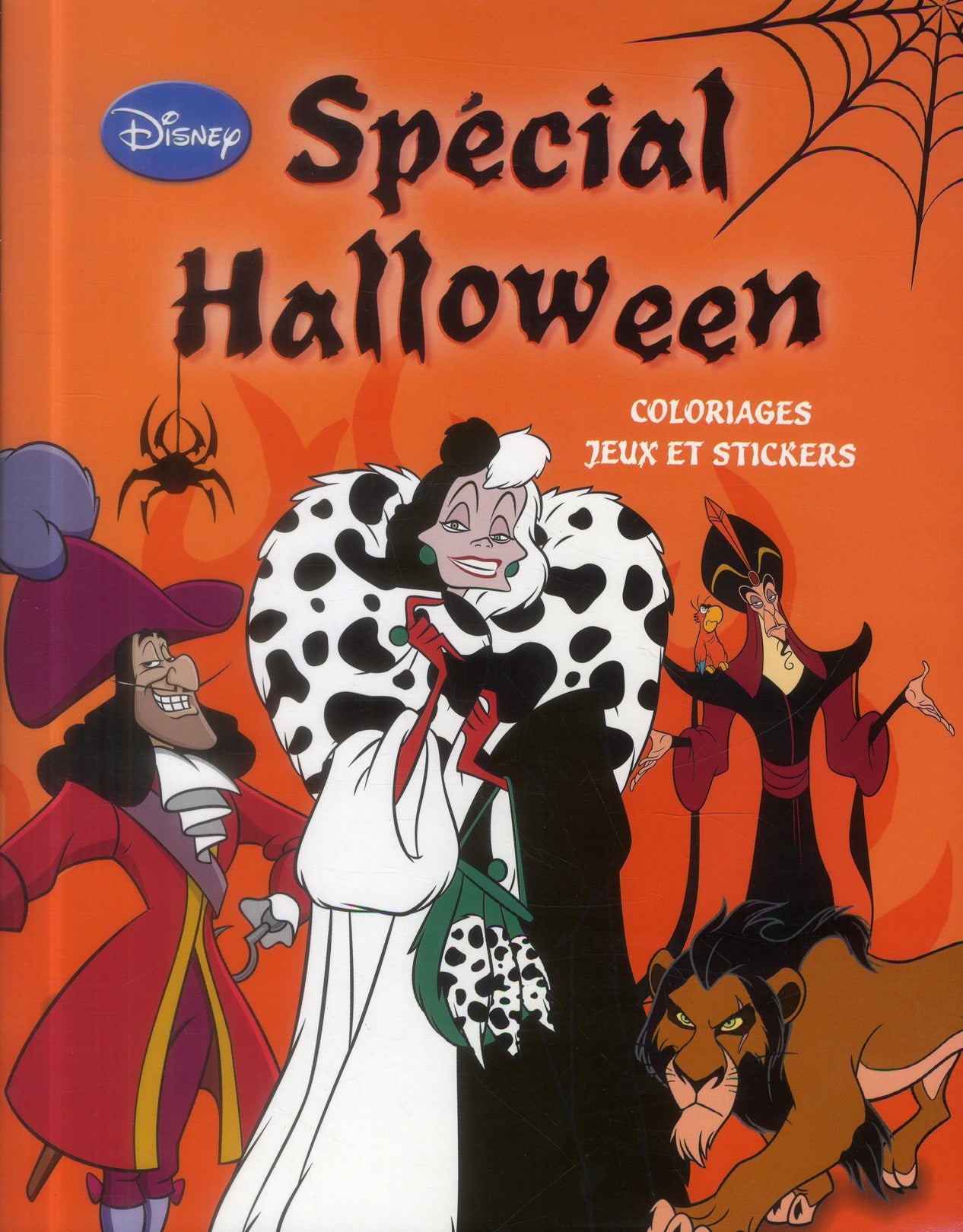 Coloriages, jeux et strickers : les vilains ; spécial Halloween